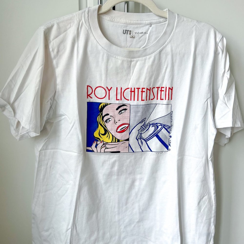 Uniqlo Roy Lichtenstein Spray Can tshirt
